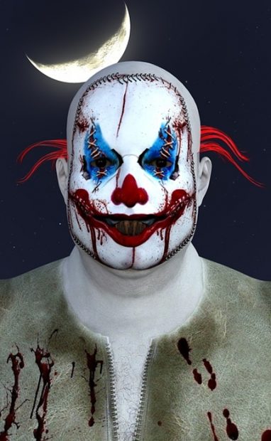 Horror-Clowns unterwegs -