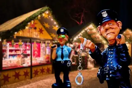 Dem Weihnachtsmann und der Polizei entgeht nichts