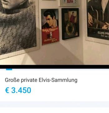 40. Todestag von Elvis Presley: Gigantische Elvis-Sammlung steht auf willhaben zum Verkauf