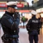 Bundespolizei im Hauptbahnhof Hamburg -