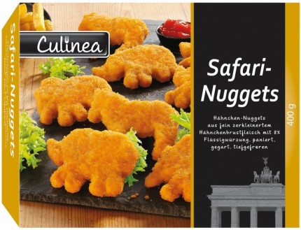 Warenrückruf des Produktes "Culinea Safari-Nuggets