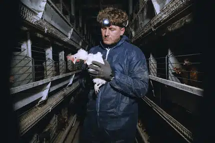 Malte Zierden und ANINOVA retten Hühner aus Osterei-Käfighaltung