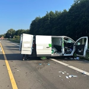 Schwerer Verkehrsunfall A39 Handorf