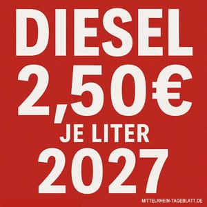 Diesel bald bei 2,50 € pro Liter? – Die CO₂-Steuer treibt Deutschland an den Abgrund